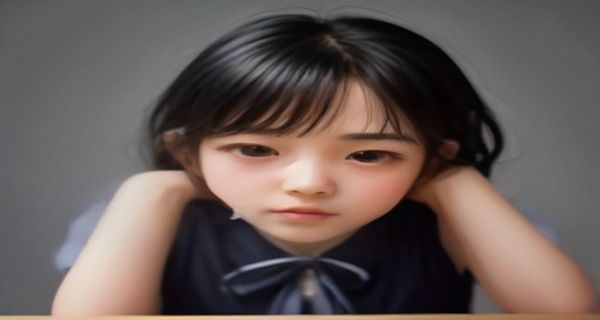 捆绑调教题材的文学书籍封面平铺在白色桌面上，旁边是一支珊瑚色钢笔，构图极简北欧风